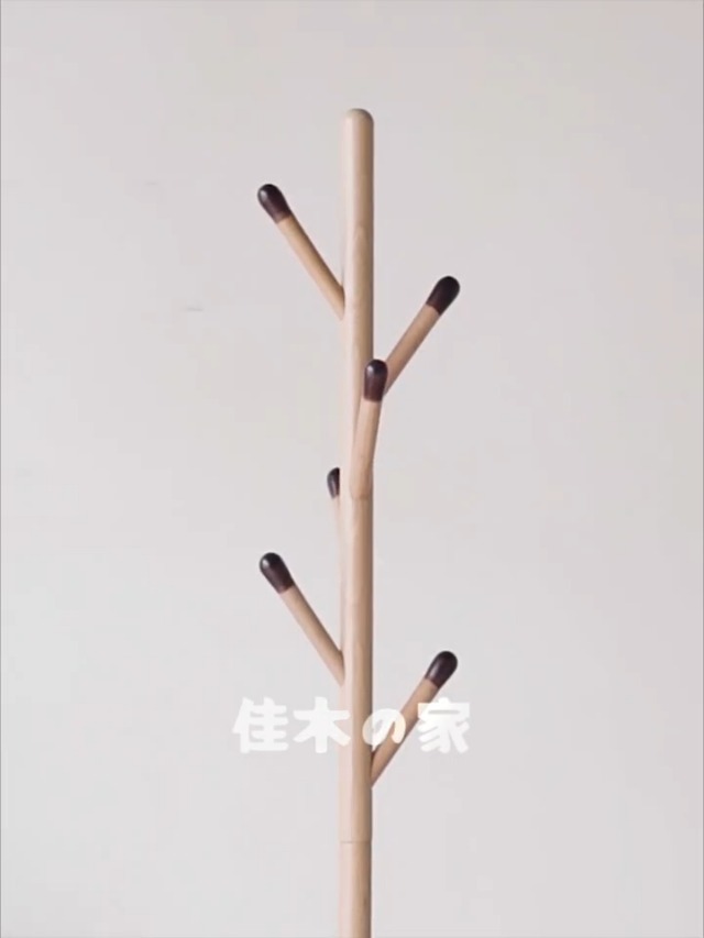 佳木の家 ポールハンガー 木製 コートハンガー コート掛け かばん掛け 洋服ラッ Amazon.co.jp: 佳木の家 ポールハンガー 木製 コートハンガー コート